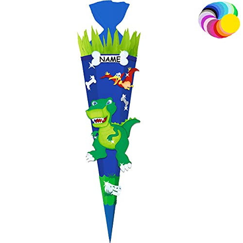 alles-meine.de GmbH Bastelset - Schultüte Farbe & Größe wählbar 70/85 / 100 cm - Dino - Dinosaurier - inkl. Name - Farbe frei wählbar - Bastelschultüte - Zuckertüte zum sel.. alles-meine.de GmbH Bastelset - Schultüte Farbe & Größe wählbar 70/85 / 100 cm - Dino - Dinosaurier - inkl. Name - Farbe frei wählbar - Bastelschultüte - Zuckertüte zum sel.. von alles-meine.de GmbH