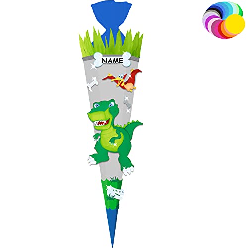 alles-meine.de GmbH Bastelset - Schultüte Farbe & Größe wählbar 70/85 / 100 cm - Dino - Dinosaurier - inkl. Name - Farbe frei wählbar - Bastelschultüte - Zuckertüte zum sel.. alles-meine.de GmbH Bastelset - Schultüte Farbe & Größe wählbar 70/85 / 100 cm - Dino - Dinosaurier - inkl. Name - Farbe frei wählbar - Bastelschultüte - Zuckertüte zum sel.. von alles-meine.de GmbH