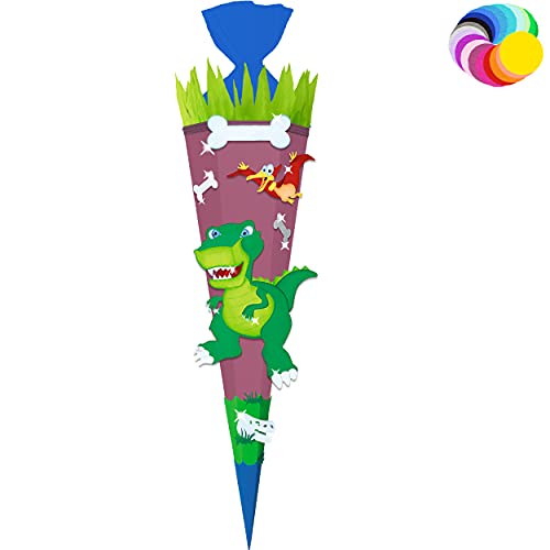 alles-meine.de GmbH Bastelset - Schultüte Farbe & Größe wählbar 70/85 / 100 cm - Dino - Dinosaurier - inkl. Name - Farbe frei wählbar - Bastelschultüte - Zuckertüte zum sel.. alles-meine.de GmbH Bastelset - Schultüte Farbe & Größe wählbar 70/85 / 100 cm - Dino - Dinosaurier - inkl. Name - Farbe frei wählbar - Bastelschultüte - Zuckertüte zum sel.. von alles-meine.de GmbH