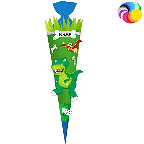 alles-meine.de GmbH Bastelset - Schultüte Farbe & Größe wählbar 70/85 / 100 cm - Dino - Dinosaurier - inkl. Name - Farbe frei wählbar - Bastelschultüte - Zuckertüte zum sel.. alles-meine.de GmbH Bastelset - Schultüte Farbe & Größe wählbar 70/85 / 100 cm - Dino - Dinosaurier - inkl. Name - Farbe frei wählbar - Bastelschultüte - Zuckertüte zum sel.. von alles-meine.de GmbH