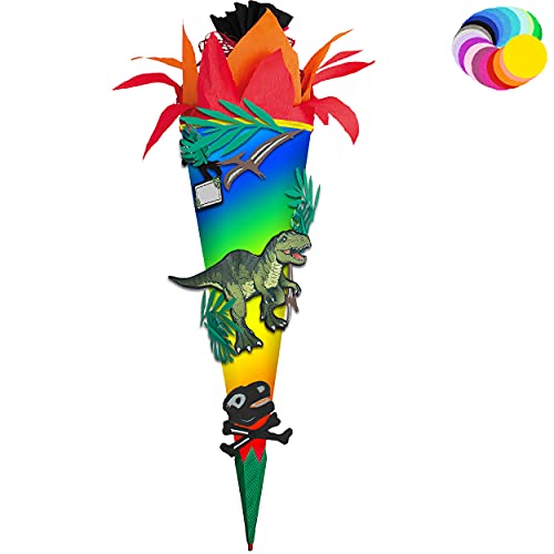 alles-meine.de GmbH Bastelset - Schultüte Farbe & Größe wählbar 70/85 / 100 cm - Dinosaurier - Tyrannosaurus Rex - Farbe frei wählbar - Bastelschultüte - Zuckertüte zum sel.. alles-meine.de GmbH Bastelset - Schultüte Farbe & Größe wählbar 70/85 / 100 cm - Dinosaurier - Tyrannosaurus Rex - Farbe frei wählbar - Bastelschultüte - Zuckertüte zum sel.. von alles-meine.de GmbH