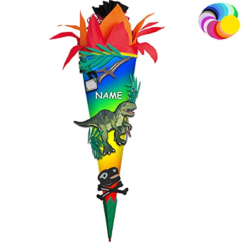 alles-meine.de GmbH Bastelset - Schultüte Farbe & Größe wählbar 70/85 / 100 cm - Dinosaurier - Tyrannosaurus Rex - inkl. Name - Farbe frei wählbar - Bastelschultüte - Zucke.. alles-meine.de GmbH Bastelset - Schultüte Farbe & Größe wählbar 70/85 / 100 cm - Dinosaurier - Tyrannosaurus Rex - inkl. Name - Farbe frei wählbar - Bastelschultüte - Zucke.. von alles-meine.de GmbH