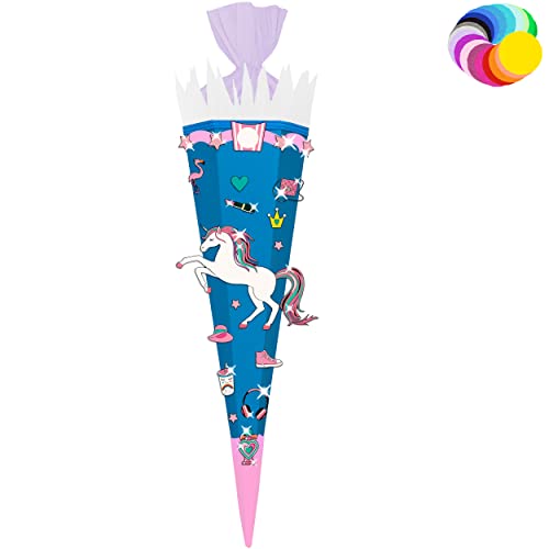 alles-meine.de GmbH Bastelset - Schultüte Farbe & Größe wählbar 70/85 / 100 cm - Einhorn - Farbe frei wählbar - Bastelschultüte - Zuckertüte zum selber Basteln Bemalen Bekl.. alles-meine.de GmbH Bastelset - Schultüte Farbe & Größe wählbar 70/85 / 100 cm - Einhorn - Farbe frei wählbar - Bastelschultüte - Zuckertüte zum selber Basteln Bemalen Bekl.. von alles-meine.de GmbH