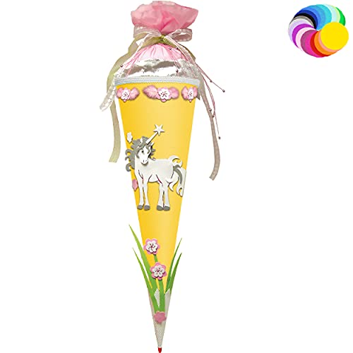 alles-meine.de GmbH Bastelset - Schultüte Farbe & Größe wählbar 70/85 / 100 cm - Einhorn - Farbe frei wählbar - Bastelschultüte - Zuckertüte zum selber Basteln Bemalen Bekl.. alles-meine.de GmbH Bastelset - Schultüte Farbe & Größe wählbar 70/85 / 100 cm - Einhorn - Farbe frei wählbar - Bastelschultüte - Zuckertüte zum selber Basteln Bemalen Bekl.. von alles-meine.de GmbH