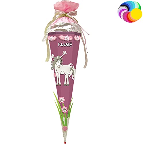 alles-meine.de GmbH Bastelset - Schultüte Farbe & Größe wählbar 70/85 / 100 cm - Einhorn - Farbe frei wählbar - Bastelschultüte - Zuckertüte zum selber Basteln Bemalen Bekl.. alles-meine.de GmbH Bastelset - Schultüte Farbe & Größe wählbar 70/85 / 100 cm - Einhorn - Farbe frei wählbar - Bastelschultüte - Zuckertüte zum selber Basteln Bemalen Bekl.. von alles-meine.de GmbH
