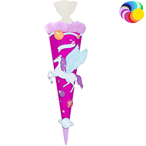 alles-meine.de GmbH Bastelset - Schultüte Farbe & Größe wählbar 70/85 / 100 cm - Einhorn - Pegasus - Farbe frei wählbar - Bastelschultüte - Zuckertüte zum selber Basteln Be.. alles-meine.de GmbH Bastelset - Schultüte Farbe & Größe wählbar 70/85 / 100 cm - Einhorn - Pegasus - Farbe frei wählbar - Bastelschultüte - Zuckertüte zum selber Basteln Be.. von alles-meine.de GmbH