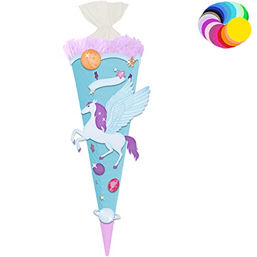 alles-meine.de GmbH Bastelset - Schultüte Farbe & Größe wählbar 70/85 / 100 cm - Einhorn - Pegasus - Farbe frei wählbar - Bastelschultüte - Zuckertüte zum selber Basteln Be.. alles-meine.de GmbH Bastelset - Schultüte Farbe & Größe wählbar 70/85 / 100 cm - Einhorn - Pegasus - Farbe frei wählbar - Bastelschultüte - Zuckertüte zum selber Basteln Be.. von alles-meine.de GmbH