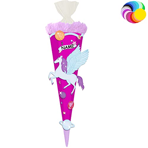 alles-meine.de GmbH Bastelset - Schultüte Farbe & Größe wählbar 70/85 / 100 cm - Einhorn - Pegasus - inkl. Name - Farbe frei wählbar - Bastelschultüte - Zuckertüte zum selb.. alles-meine.de GmbH Bastelset - Schultüte Farbe & Größe wählbar 70/85 / 100 cm - Einhorn - Pegasus - inkl. Name - Farbe frei wählbar - Bastelschultüte - Zuckertüte zum selb.. von alles-meine.de GmbH