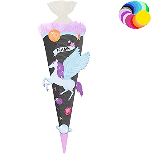 alles-meine.de GmbH Bastelset - Schultüte Farbe & Größe wählbar 70/85 / 100 cm - Einhorn - Pegasus - inkl. Name - Farbe frei wählbar - Bastelschultüte - Zuckertüte zum selb.. alles-meine.de GmbH Bastelset - Schultüte Farbe & Größe wählbar 70/85 / 100 cm - Einhorn - Pegasus - inkl. Name - Farbe frei wählbar - Bastelschultüte - Zuckertüte zum selb.. von alles-meine.de GmbH