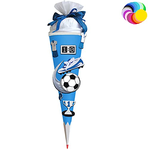 alles-meine.de GmbH Bastelset - Schultüte Farbe & Größe wählbar 70/85 / 100 cm - Fussball - Farbe frei wählbar - Bastelschultüte - Zuckertüte zum selber Basteln Bemalen Bek.. alles-meine.de GmbH Bastelset - Schultüte Farbe & Größe wählbar 70/85 / 100 cm - Fussball - Farbe frei wählbar - Bastelschultüte - Zuckertüte zum selber Basteln Bemalen Bek.. von alles-meine.de GmbH