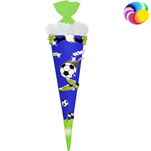 alles-meine.de GmbH Bastelset - Schultüte Farbe & Größe wählbar 70/85 / 100 cm - Fussball - Farbe frei wählbar - Bastelschultüte - Zuckertüte zum selber Basteln Bemalen Bek.. alles-meine.de GmbH Bastelset - Schultüte Farbe & Größe wählbar 70/85 / 100 cm - Fussball - Farbe frei wählbar - Bastelschultüte - Zuckertüte zum selber Basteln Bemalen Bek.. von alles-meine.de GmbH
