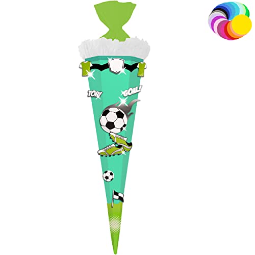 alles-meine.de GmbH Bastelset - Schultüte Farbe & Größe wählbar 70/85 / 100 cm - Fussball - Farbe frei wählbar - Bastelschultüte - Zuckertüte zum selber Basteln Bemalen Bek.. alles-meine.de GmbH Bastelset - Schultüte Farbe & Größe wählbar 70/85 / 100 cm - Fussball - Farbe frei wählbar - Bastelschultüte - Zuckertüte zum selber Basteln Bemalen Bek.. von alles-meine.de GmbH