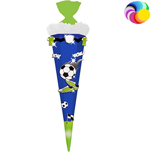 alles-meine.de GmbH Bastelset - Schultüte Farbe & Größe wählbar 70/85 / 100 cm - Fussball - Farbe frei wählbar - Bastelschultüte - Zuckertüte zum selber Basteln Bemalen Bek.. alles-meine.de GmbH Bastelset - Schultüte Farbe & Größe wählbar 70/85 / 100 cm - Fussball - Farbe frei wählbar - Bastelschultüte - Zuckertüte zum selber Basteln Bemalen Bek.. von alles-meine.de GmbH