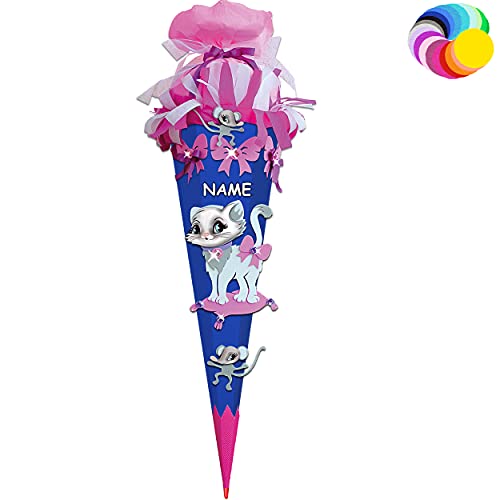 alles-meine.de GmbH Bastelset - Schultüte Farbe & Größe wählbar 70/85 / 100 cm - Katze & Maus - inkl. Name - Farbe frei wählbar - Bastelschultüte - Zuckertüte zum selber Ba.. alles-meine.de GmbH Bastelset - Schultüte Farbe & Größe wählbar 70/85 / 100 cm - Katze & Maus - inkl. Name - Farbe frei wählbar - Bastelschultüte - Zuckertüte zum selber Ba.. von alles-meine.de GmbH