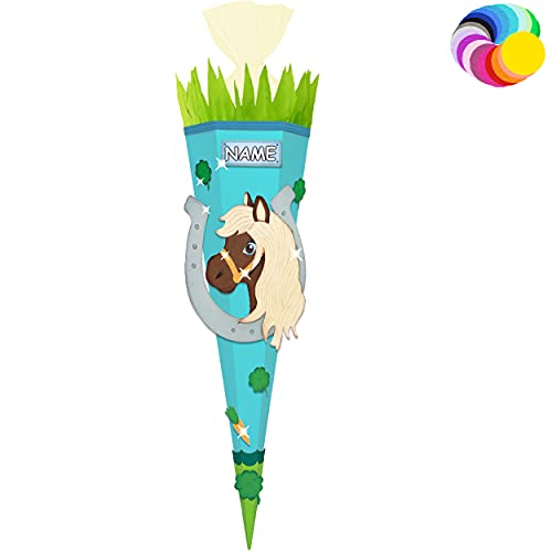 alles-meine.de GmbH Bastelset - Schultüte Farbe & Größe wählbar 70/85 / 100 cm - Pferd - inkl. Name - Farbe frei wählbar - Bastelschultüte - Zuckertüte zum selber Basteln B.. alles-meine.de GmbH Bastelset - Schultüte Farbe & Größe wählbar 70/85 / 100 cm - Pferd - inkl. Name - Farbe frei wählbar - Bastelschultüte - Zuckertüte zum selber Basteln B.. von alles-meine.de GmbH
