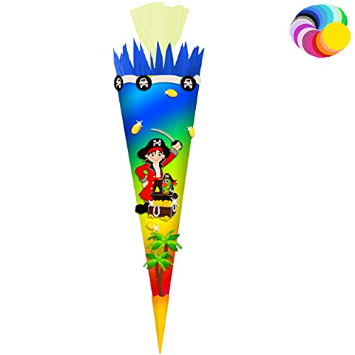 alles-meine.de GmbH Bastelset - Schultüte Farbe & Größe wählbar 70/85 / 100 cm - Pirat - Farbe frei wählbar - Bastelschultüte - Zuckertüte zum selber Basteln Bemalen Bekleb.. alles-meine.de GmbH Bastelset - Schultüte Farbe & Größe wählbar 70/85 / 100 cm - Pirat - Farbe frei wählbar - Bastelschultüte - Zuckertüte zum selber Basteln Bemalen Bekleb.. von alles-meine.de GmbH