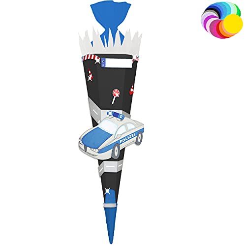 alles-meine.de GmbH Bastelset - Schultüte Farbe & Größe wählbar 70/85 / 100 cm - Polizei Auto - Farbe frei wählbar - Bastelschultüte - Zuckertüte zum selber Basteln Bemalen.. alles-meine.de GmbH Bastelset - Schultüte Farbe & Größe wählbar 70/85 / 100 cm - Polizei Auto - Farbe frei wählbar - Bastelschultüte - Zuckertüte zum selber Basteln Bemalen.. von alles-meine.de GmbH