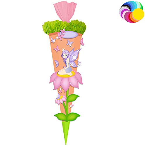alles-meine.de GmbH Bastelset - Schultüte Farbe & Größe wählbar 70/85 / 100 cm - Schmetterlinge & Elfe - Farbe frei wählbar - Bastelschultüte - Zuckertüte zum selber Bastel.. alles-meine.de GmbH Bastelset - Schultüte Farbe & Größe wählbar 70/85 / 100 cm - Schmetterlinge & Elfe - Farbe frei wählbar - Bastelschultüte - Zuckertüte zum selber Bastel.. von alles-meine.de GmbH
