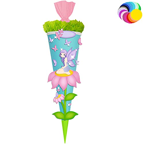 alles-meine.de GmbH Bastelset - Schultüte Farbe & Größe wählbar 70/85 / 100 cm - Schmetterlinge & Elfe - Farbe frei wählbar - Bastelschultüte - Zuckertüte zum selber Bastel.. alles-meine.de GmbH Bastelset - Schultüte Farbe & Größe wählbar 70/85 / 100 cm - Schmetterlinge & Elfe - Farbe frei wählbar - Bastelschultüte - Zuckertüte zum selber Bastel.. von alles-meine.de GmbH