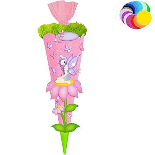 alles-meine.de GmbH Bastelset - Schultüte Farbe & Größe wählbar 70/85 / 100 cm - Schmetterlinge & Elfe - Farbe frei wählbar - Bastelschultüte - Zuckertüte zum selber Bastel.. alles-meine.de GmbH Bastelset - Schultüte Farbe & Größe wählbar 70/85 / 100 cm - Schmetterlinge & Elfe - Farbe frei wählbar - Bastelschultüte - Zuckertüte zum selber Bastel.. von alles-meine.de GmbH