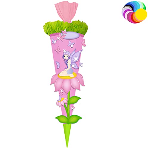 alles-meine.de GmbH Bastelset - Schultüte Farbe & Größe wählbar 70/85 / 100 cm - Schmetterlinge & Elfe - Farbe frei wählbar - Bastelschultüte - Zuckertüte zum selber Bastel.. alles-meine.de GmbH Bastelset - Schultüte Farbe & Größe wählbar 70/85 / 100 cm - Schmetterlinge & Elfe - Farbe frei wählbar - Bastelschultüte - Zuckertüte zum selber Bastel.. von alles-meine.de GmbH