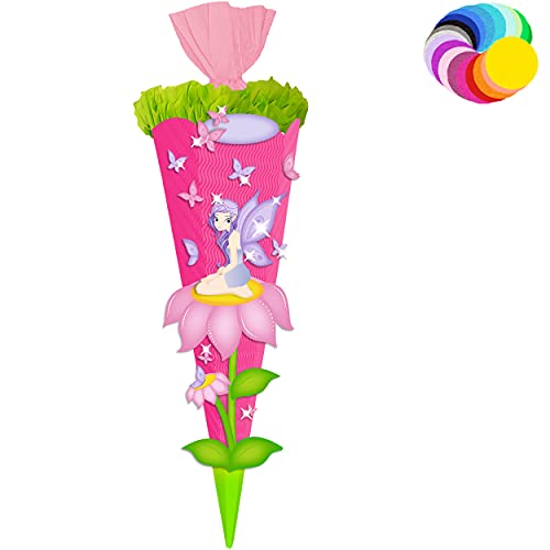 alles-meine.de GmbH Bastelset - Schultüte Farbe & Größe wählbar 70/85 / 100 cm - Schmetterlinge & Elfe - Farbe frei wählbar - Bastelschultüte - Zuckertüte zum selber Bastel.. alles-meine.de GmbH Bastelset - Schultüte Farbe & Größe wählbar 70/85 / 100 cm - Schmetterlinge & Elfe - Farbe frei wählbar - Bastelschultüte - Zuckertüte zum selber Bastel.. von alles-meine.de GmbH