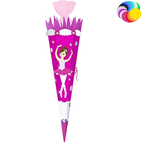 alles-meine.de GmbH Bastelset - Schultüte Farbe & Größe wählbar 70/85 / 100 cm - Tänzerin - Ballerina - Farbe frei wählbar - Bastelschultüte - Zuckertüte zum selber Basteln.. alles-meine.de GmbH Bastelset - Schultüte Farbe & Größe wählbar 70/85 / 100 cm - Tänzerin - Ballerina - Farbe frei wählbar - Bastelschultüte - Zuckertüte zum selber Basteln.. von alles-meine.de GmbH