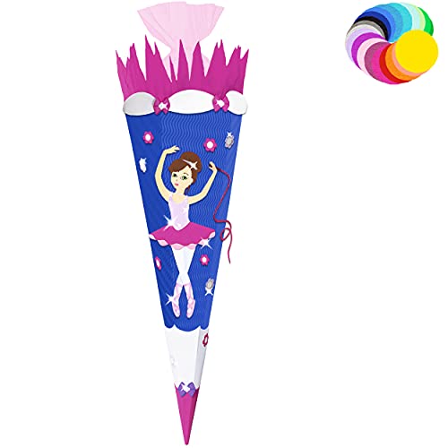 alles-meine.de GmbH Bastelset - Schultüte Farbe & Größe wählbar 70/85 / 100 cm - Tänzerin - Ballerina - Farbe frei wählbar - Bastelschultüte - Zuckertüte zum selber Basteln.. alles-meine.de GmbH Bastelset - Schultüte Farbe & Größe wählbar 70/85 / 100 cm - Tänzerin - Ballerina - Farbe frei wählbar - Bastelschultüte - Zuckertüte zum selber Basteln.. von alles-meine.de GmbH
