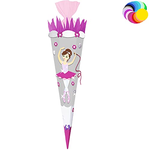 alles-meine.de GmbH Bastelset - Schultüte Farbe & Größe wählbar 70/85 / 100 cm - Tänzerin - Ballerina - Farbe frei wählbar - Bastelschultüte - Zuckertüte zum selber Basteln.. alles-meine.de GmbH Bastelset - Schultüte Farbe & Größe wählbar 70/85 / 100 cm - Tänzerin - Ballerina - Farbe frei wählbar - Bastelschultüte - Zuckertüte zum selber Basteln.. von alles-meine.de GmbH