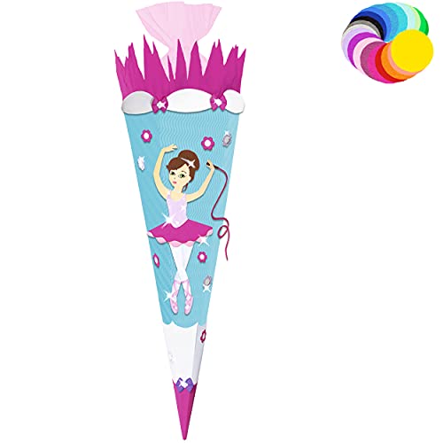 alles-meine.de GmbH Bastelset - Schultüte Farbe & Größe wählbar 70/85 / 100 cm - Tänzerin - Ballerina - Farbe frei wählbar - Bastelschultüte - Zuckertüte zum selber Basteln.. alles-meine.de GmbH Bastelset - Schultüte Farbe & Größe wählbar 70/85 / 100 cm - Tänzerin - Ballerina - Farbe frei wählbar - Bastelschultüte - Zuckertüte zum selber Basteln.. von alles-meine.de GmbH