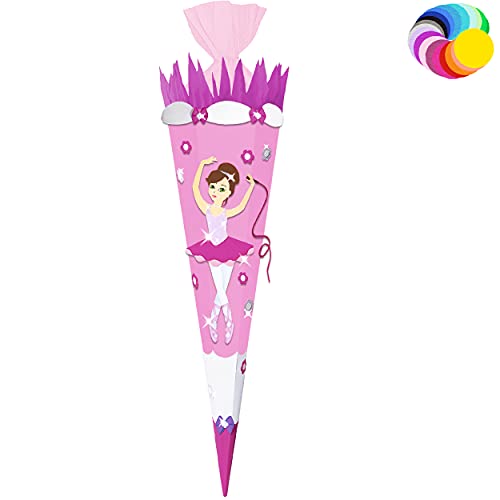 alles-meine.de GmbH Bastelset - Schultüte Farbe & Größe wählbar 70/85 / 100 cm - Tänzerin - Ballerina - Farbe frei wählbar - Bastelschultüte - Zuckertüte zum selber Basteln.. alles-meine.de GmbH Bastelset - Schultüte Farbe & Größe wählbar 70/85 / 100 cm - Tänzerin - Ballerina - Farbe frei wählbar - Bastelschultüte - Zuckertüte zum selber Basteln.. von alles-meine.de GmbH