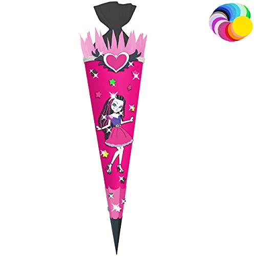 alles-meine.de GmbH Bastelset - Schultüte Farbe & Größe wählbar 70/85 / 100 cm - Vampir Lady - Farbe frei wählbar - Bastelschultüte - Zuckertüte zum selber Basteln Bemalen .. alles-meine.de GmbH Bastelset - Schultüte Farbe & Größe wählbar 70/85 / 100 cm - Vampir Lady - Farbe frei wählbar - Bastelschultüte - Zuckertüte zum selber Basteln Bemalen .. von alles-meine.de GmbH