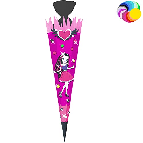 alles-meine.de GmbH Bastelset - Schultüte Farbe & Größe wählbar 70/85 / 100 cm - Vampir Lady - Farbe frei wählbar - Bastelschultüte - Zuckertüte zum selber Basteln Bemalen .. alles-meine.de GmbH Bastelset - Schultüte Farbe & Größe wählbar 70/85 / 100 cm - Vampir Lady - Farbe frei wählbar - Bastelschultüte - Zuckertüte zum selber Basteln Bemalen .. von alles-meine.de GmbH