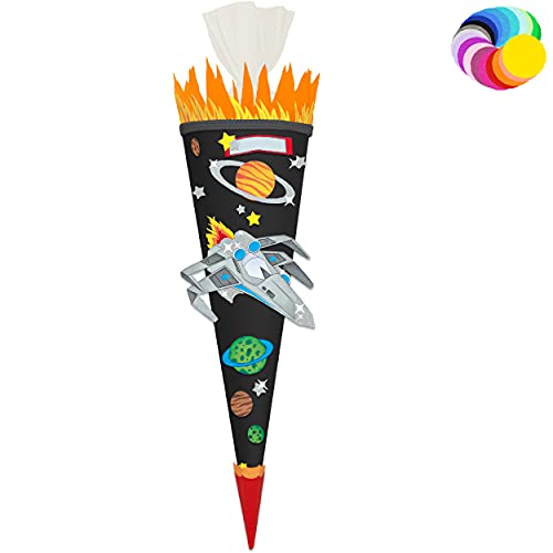 alles-meine.de GmbH Bastelset - Schultüte Farbe & Größe wählbar 70/85 / 100 cm - Weltraum & Raumschiff - Farbe frei wählbar - Bastelschultüte - Zuckertüte zum selber Bastel.. alles-meine.de GmbH Bastelset - Schultüte Farbe & Größe wählbar 70/85 / 100 cm - Weltraum & Raumschiff - Farbe frei wählbar - Bastelschultüte - Zuckertüte zum selber Bastel.. von alles-meine.de GmbH