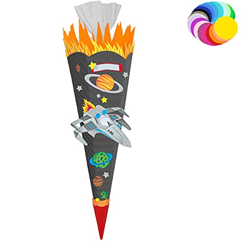 alles-meine.de GmbH Bastelset - Schultüte Farbe & Größe wählbar 70/85 / 100 cm - Weltraum & Raumschiff - Farbe frei wählbar - Bastelschultüte - Zuckertüte zum selber Bastel.. alles-meine.de GmbH Bastelset - Schultüte Farbe & Größe wählbar 70/85 / 100 cm - Weltraum & Raumschiff - Farbe frei wählbar - Bastelschultüte - Zuckertüte zum selber Bastel.. von alles-meine.de GmbH