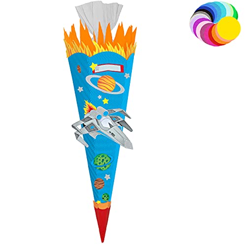 alles-meine.de GmbH Bastelset - Schultüte Farbe & Größe wählbar 70/85 / 100 cm - Weltraum & Raumschiff - Farbe frei wählbar - Bastelschultüte - Zuckertüte zum selber Bastel.. alles-meine.de GmbH Bastelset - Schultüte Farbe & Größe wählbar 70/85 / 100 cm - Weltraum & Raumschiff - Farbe frei wählbar - Bastelschultüte - Zuckertüte zum selber Bastel.. von alles-meine.de GmbH