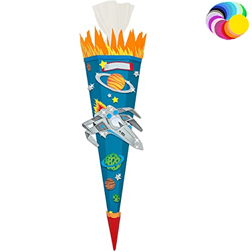 alles-meine.de GmbH Bastelset - Schultüte Farbe & Größe wählbar 70/85 / 100 cm - Weltraum & Raumschiff - Farbe frei wählbar - Bastelschultüte - Zuckertüte zum selber Bastel.. alles-meine.de GmbH Bastelset - Schultüte Farbe & Größe wählbar 70/85 / 100 cm - Weltraum & Raumschiff - Farbe frei wählbar - Bastelschultüte - Zuckertüte zum selber Bastel.. von alles-meine.de GmbH