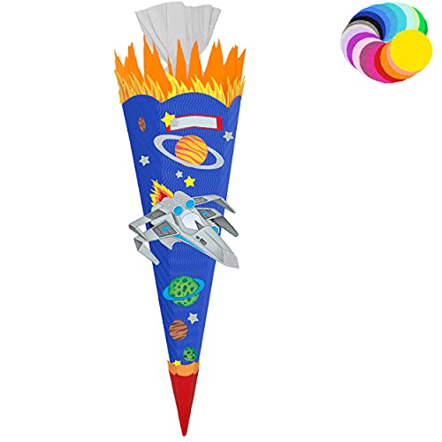 alles-meine.de GmbH Bastelset - Schultüte Farbe & Größe wählbar 70/85 / 100 cm - Weltraum & Raumschiff - Farbe frei wählbar - Bastelschultüte - Zuckertüte zum selber Bastel.. alles-meine.de GmbH Bastelset - Schultüte Farbe & Größe wählbar 70/85 / 100 cm - Weltraum & Raumschiff - Farbe frei wählbar - Bastelschultüte - Zuckertüte zum selber Bastel.. von alles-meine.de GmbH