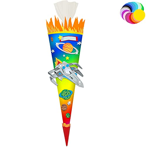 alles-meine.de GmbH Bastelset - Schultüte Farbe & Größe wählbar 70/85 / 100 cm - Weltraum & Raumschiff - Farbe frei wählbar - Bastelschultüte - Zuckertüte zum selber Bastel.. alles-meine.de GmbH Bastelset - Schultüte Farbe & Größe wählbar 70/85 / 100 cm - Weltraum & Raumschiff - Farbe frei wählbar - Bastelschultüte - Zuckertüte zum selber Bastel.. von alles-meine.de GmbH