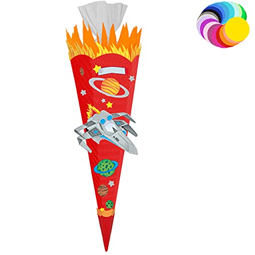 alles-meine.de GmbH Bastelset - Schultüte Farbe & Größe wählbar 70/85 / 100 cm - Weltraum & Raumschiff - Farbe frei wählbar - Bastelschultüte - Zuckertüte zum selber Bastel.. alles-meine.de GmbH Bastelset - Schultüte Farbe & Größe wählbar 70/85 / 100 cm - Weltraum & Raumschiff - Farbe frei wählbar - Bastelschultüte - Zuckertüte zum selber Bastel.. von alles-meine.de GmbH