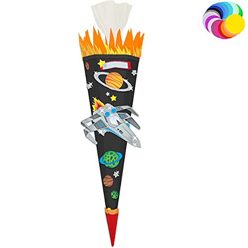 alles-meine.de GmbH Bastelset - Schultüte Farbe & Größe wählbar 70/85 / 100 cm - Weltraum & Raumschiff - Farbe frei wählbar - Bastelschultüte - Zuckertüte zum selber Bastel.. alles-meine.de GmbH Bastelset - Schultüte Farbe & Größe wählbar 70/85 / 100 cm - Weltraum & Raumschiff - Farbe frei wählbar - Bastelschultüte - Zuckertüte zum selber Bastel.. von alles-meine.de GmbH