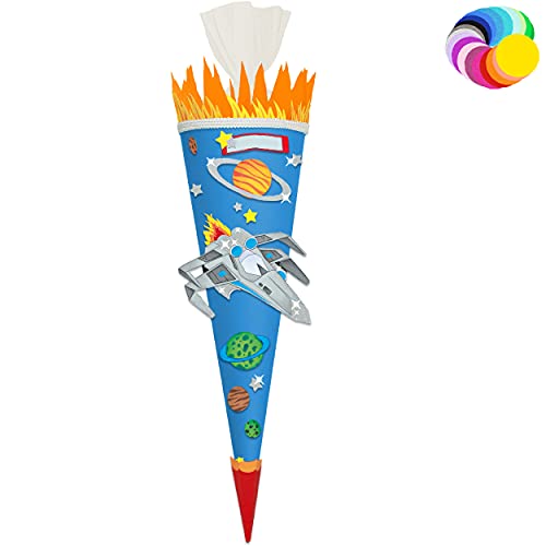 alles-meine.de GmbH Bastelset - Schultüte Farbe & Größe wählbar 70/85 / 100 cm - Weltraum & Raumschiff - Farbe frei wählbar - Bastelschultüte - Zuckertüte zum selber Bastel.. alles-meine.de GmbH Bastelset - Schultüte Farbe & Größe wählbar 70/85 / 100 cm - Weltraum & Raumschiff - Farbe frei wählbar - Bastelschultüte - Zuckertüte zum selber Bastel.. von alles-meine.de GmbH