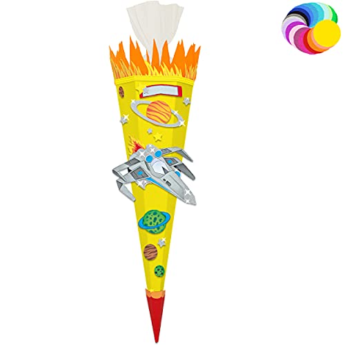 alles-meine.de GmbH Bastelset - Schultüte Farbe & Größe wählbar 70/85 / 100 cm - Weltraum & Raumschiff - Farbe frei wählbar - Bastelschultüte - Zuckertüte zum selber Bastel.. alles-meine.de GmbH Bastelset - Schultüte Farbe & Größe wählbar 70/85 / 100 cm - Weltraum & Raumschiff - Farbe frei wählbar - Bastelschultüte - Zuckertüte zum selber Bastel.. von alles-meine.de GmbH