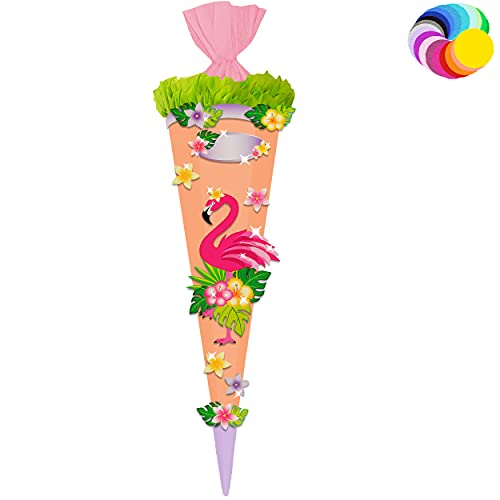 alles-meine.de GmbH Bastelset - Schultüte Farbe & Größe wählbar 70/85 / 100 cm - lustiger Flamingo - Farbe frei wählbar - Bastelschultüte - Zuckertüte zum selber Basteln Be.. alles-meine.de GmbH Bastelset - Schultüte Farbe & Größe wählbar 70/85 / 100 cm - lustiger Flamingo - Farbe frei wählbar - Bastelschultüte - Zuckertüte zum selber Basteln Be.. von alles-meine.de GmbH