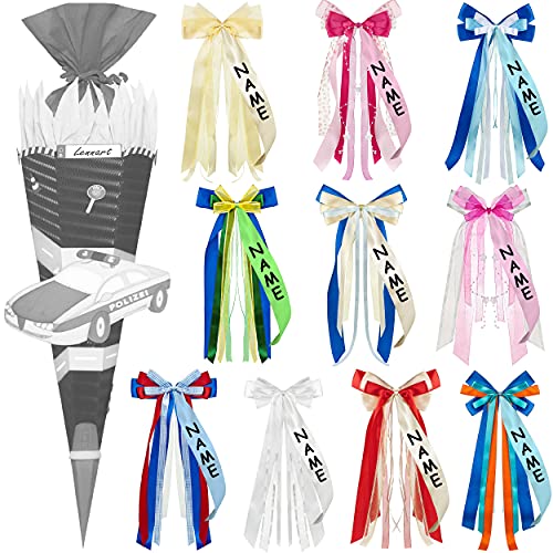 alles-meine.de GmbH Bastelset - Schultüte Farbe & Größe wählbar 70/85 / 100 cm - passende Bänder Schleife - inkl. Name - Polizei Auto - Farbe frei wählbar - Bastelschultüte.. alles-meine.de GmbH Bastelset - Schultüte Farbe & Größe wählbar 70/85 / 100 cm - passende Bänder Schleife - inkl. Name - Polizei Auto - Farbe frei wählbar - Bastelschultüte.. von alles-meine.de GmbH