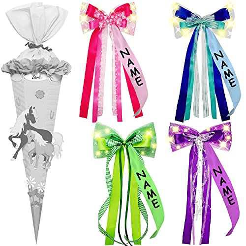 alles-meine.de GmbH Bastelset - Schultüte Farbe & Größe wählbar 70/85 / 100 cm - passende LED LICHT Schleife - inkl. Name - Pferde & Fohlen - Farbe frei wählbar - Bastelsch.. alles-meine.de GmbH Bastelset - Schultüte Farbe & Größe wählbar 70/85 / 100 cm - passende LED LICHT Schleife - inkl. Name - Pferde & Fohlen - Farbe frei wählbar - Bastelsch.. von alles-meine.de GmbH