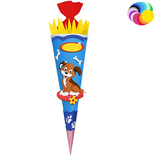 alles-meine.de GmbH Bastelset - Schultüte Farbe & Größe wählbar 70/85 / 100 cm - süßer Hund - Farbe frei wählbar - Bastelschultüte - Zuckertüte zum selber Basteln Bemalen B.. alles-meine.de GmbH Bastelset - Schultüte Farbe & Größe wählbar 70/85 / 100 cm - süßer Hund - Farbe frei wählbar - Bastelschultüte - Zuckertüte zum selber Basteln Bemalen B.. von alles-meine.de GmbH
