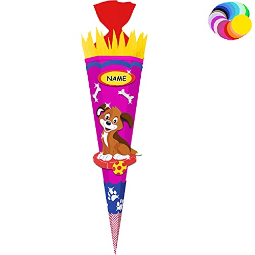 alles-meine.de GmbH Bastelset - Schultüte Farbe & Größe wählbar 70/85 / 100 cm - süßer Hund - inkl. Name - Farbe frei wählbar - Bastelschultüte - Zuckertüte zum selber Bast.. alles-meine.de GmbH Bastelset - Schultüte Farbe & Größe wählbar 70/85 / 100 cm - süßer Hund - inkl. Name - Farbe frei wählbar - Bastelschultüte - Zuckertüte zum selber Bast.. von alles-meine.de GmbH