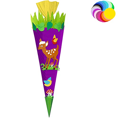 alles-meine.de GmbH Bastelset - Schultüte Farbe & Größe wählbar 70/85 / 100 cm - süßes REH - Farbe frei wählbar - Bastelschultüte - Zuckertüte zum selber Basteln Bemalen Be.. alles-meine.de GmbH Bastelset - Schultüte Farbe & Größe wählbar 70/85 / 100 cm - süßes REH - Farbe frei wählbar - Bastelschultüte - Zuckertüte zum selber Basteln Bemalen Be.. von alles-meine.de GmbH