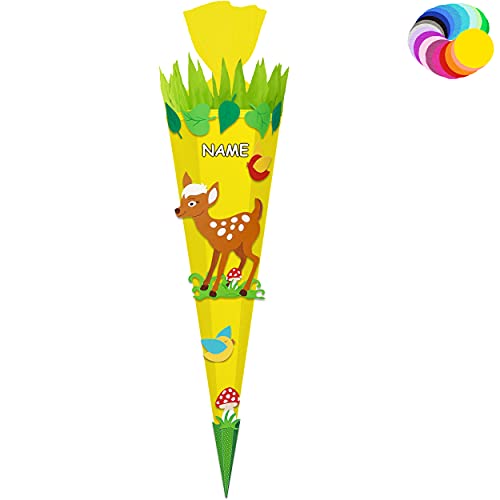 alles-meine.de GmbH Bastelset - Schultüte Farbe & Größe wählbar 70/85 / 100 cm - süßes REH - inkl. Name - Farbe frei wählbar - Bastelschultüte - Zuckertüte zum selber Baste.. alles-meine.de GmbH Bastelset - Schultüte Farbe & Größe wählbar 70/85 / 100 cm - süßes REH - inkl. Name - Farbe frei wählbar - Bastelschultüte - Zuckertüte zum selber Baste.. von alles-meine.de GmbH